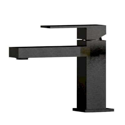 Skyline - Single Lever Basin Mixer Bush Black Chrome