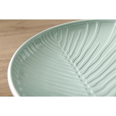 It's My Match Mineral Plate Leaf 24x3cm