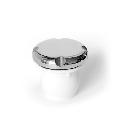 PUSH BUTTON-CROME