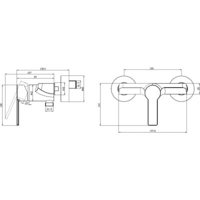 Architectura Shower Mixer