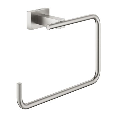 Essential Cube Towel Ring Super Steel