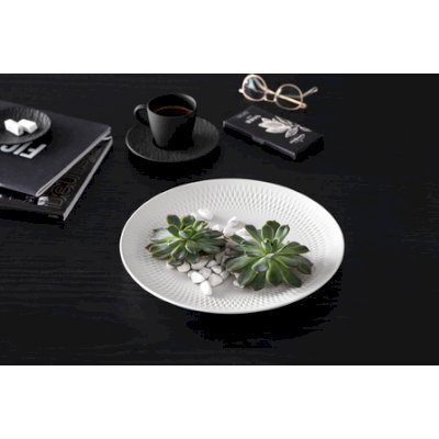 Manufacture Collier Blanc Centerpiece 32x3.5cm