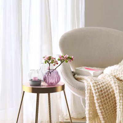 Rose Garden Home Vase Hurricane Lamp Rose