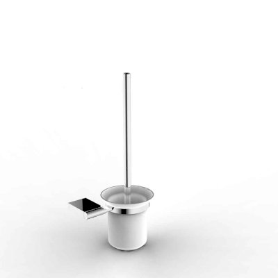 Chrome Toilet  Brush Set