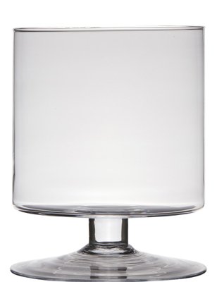 Yvonne Hurricane Vase on Foot Medium