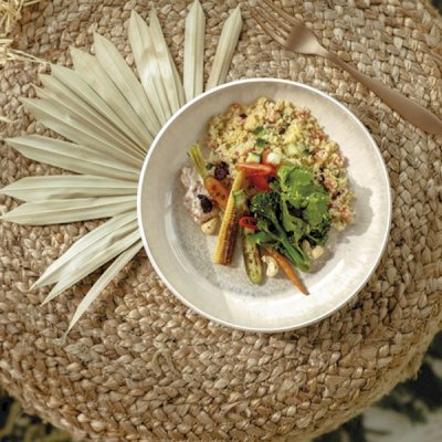 Perlemor Sand Pasta Bowl 22cm