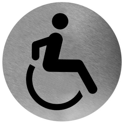 Adapted Washroom Sign