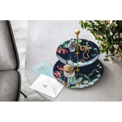Avarua Two-Tier Tray Stand 27.5x27.5x27cm