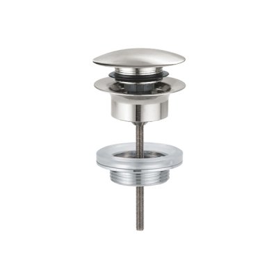 Waste Set with Push Open Plug Super Steel