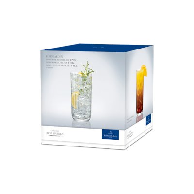 Rose Garden Longdrink Tumbler Set 4pcs