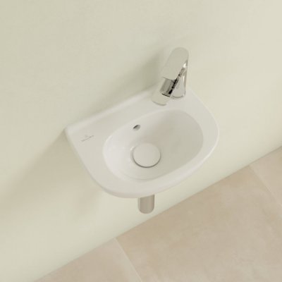 O.Novo Compuct Washbasin with Side TapHole