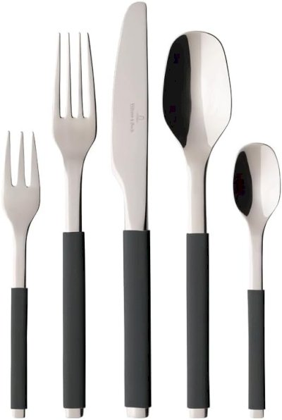 S+ Cosy Grey Cutlery Set 30pcs