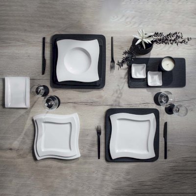 NewWave Salad Plate Square 24x24cm