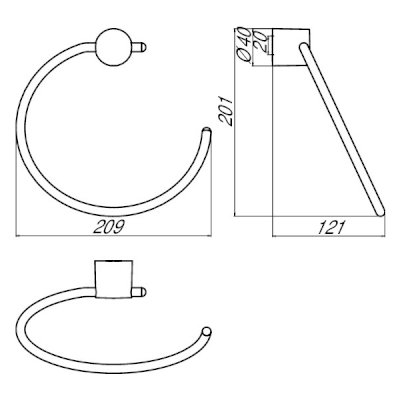 Rondo 2 Towel Ring