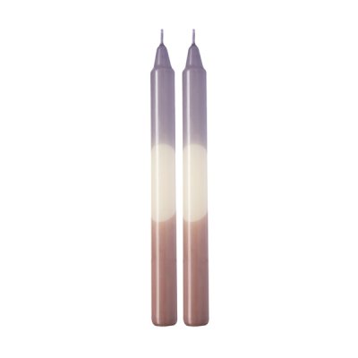 Like Home Taper candle lav.grape,2p