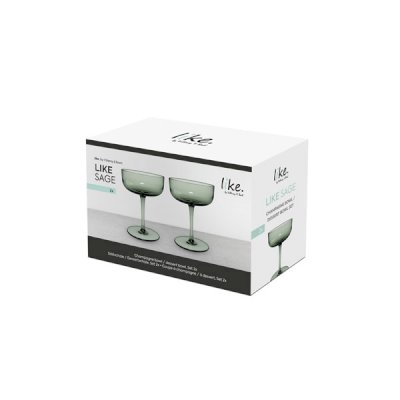 Like Sage Champagne/Dessert Bowl Set 2pcs