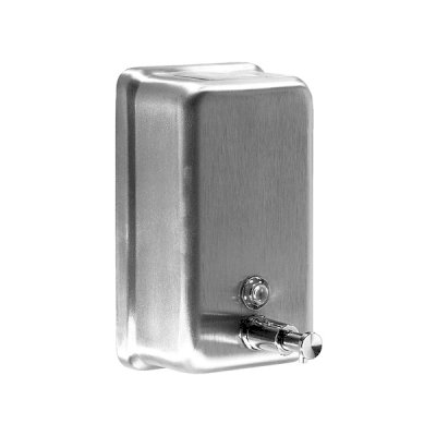 Soap Dispenser Vertical St Steel Satin