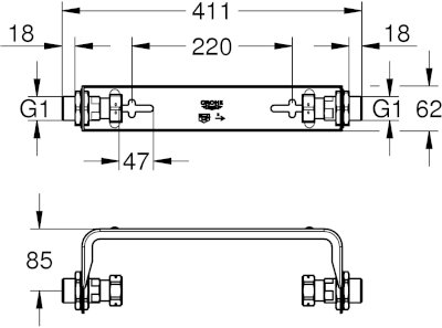 Sense Guard Wall Mounting Set