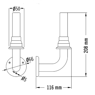 Stainless Steel Satin Spare Toilet Roll Holder