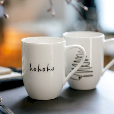 Statement Mug Christmas Set Tree 2pcs