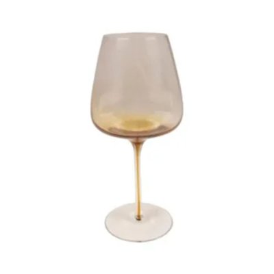 Smoked Wine Glass Amber Color