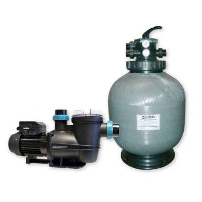 36' (900MM) SIDE MOUNT FILTER WITH VALVE, SAND, 2HP AQUAH SPEED PUMP