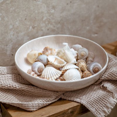 Perlemor Sand Pasta Bowl 22cm