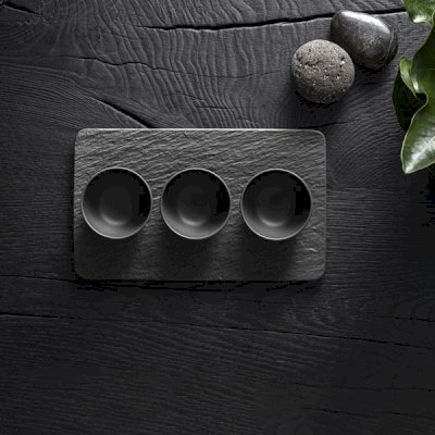 Manufacture Rock Dip Bowl Set 4pcs