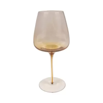 Smoked Wine Glass Amber Color