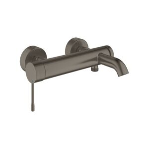 Essence Single Lever Bath Mixer in Brushed Hard Graphite
