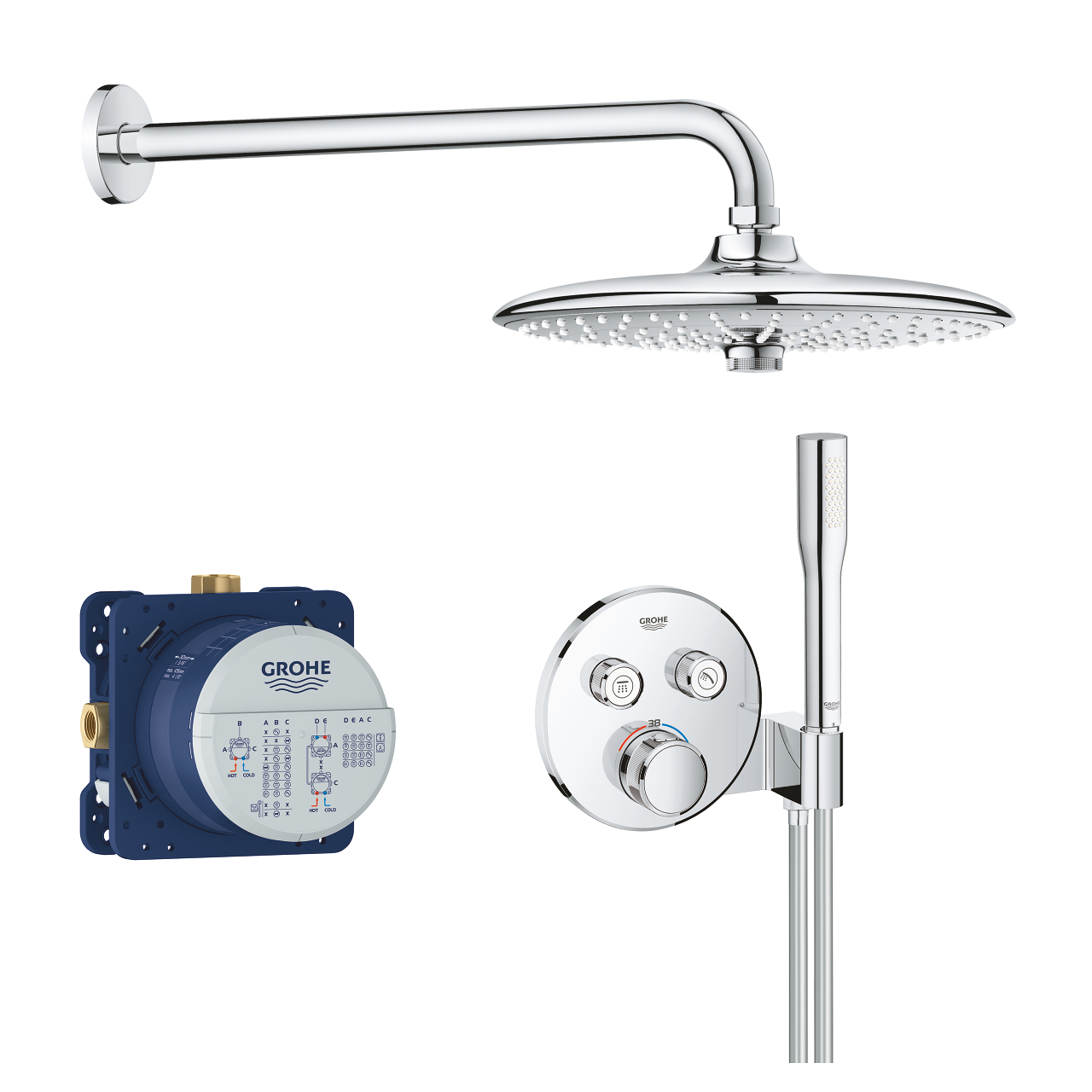 Grohtherm SmartControl Perfect Shower Set | Haiflow