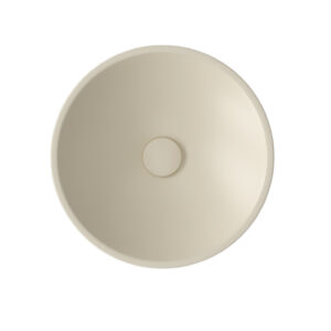 ColorIsvea Opaque 45cm Countertop Washbasin 2K Ivory Matt