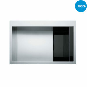 Crystal Line CLV 210 Stainless Steel Glass Black