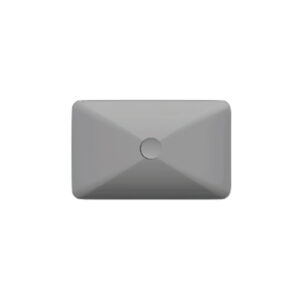 ColorIsvea Opaque 60cm Countertop Washbasin 6D Platinum