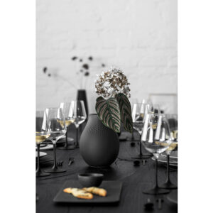 Manufacture Collier Noir Vase Perle Tall 16x16x20cm