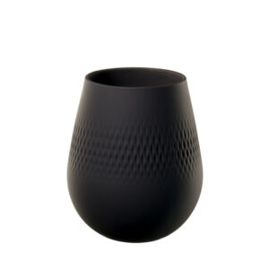 Manufacture Collier Noir Vase Carre Small 12.5x12.5x14cm