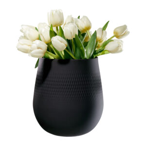 Manufacture Collier Noir Vase Carre Large 20.5x20.5x22.5cm