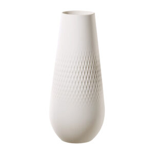 Manufacture Collier Blanc Vase Carre Tall