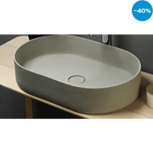 Light Grey.Natural stone basin only.Suggest to buy LD-A70-LG to mtach
