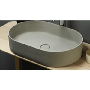 Light Grey.Natural stone basin only.Suggest to buy LD-A70-LG to match